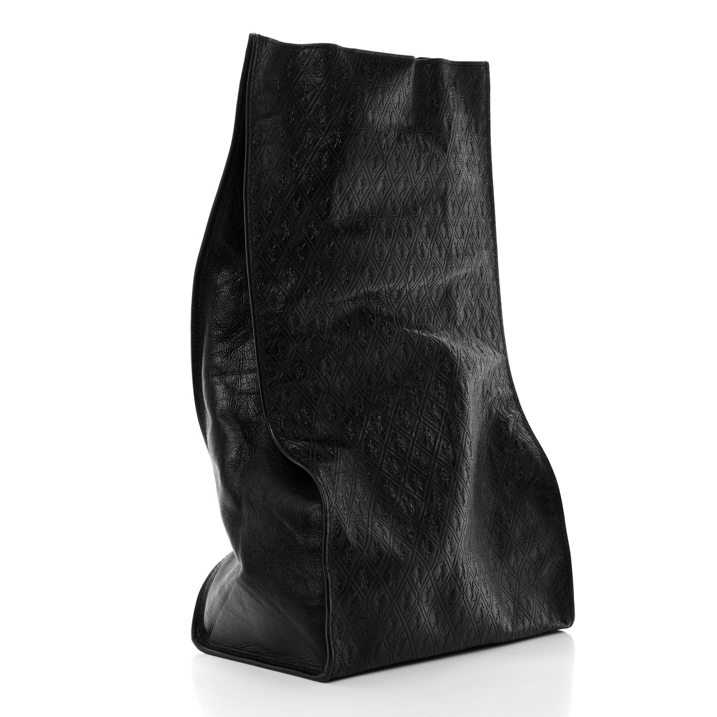 Calfskin Monogram Deli Paper Bag Vintage Black