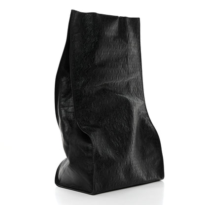 Saint Laurent Calfskin Monogram Deli Paper Bag Vintage Black 3 of 7