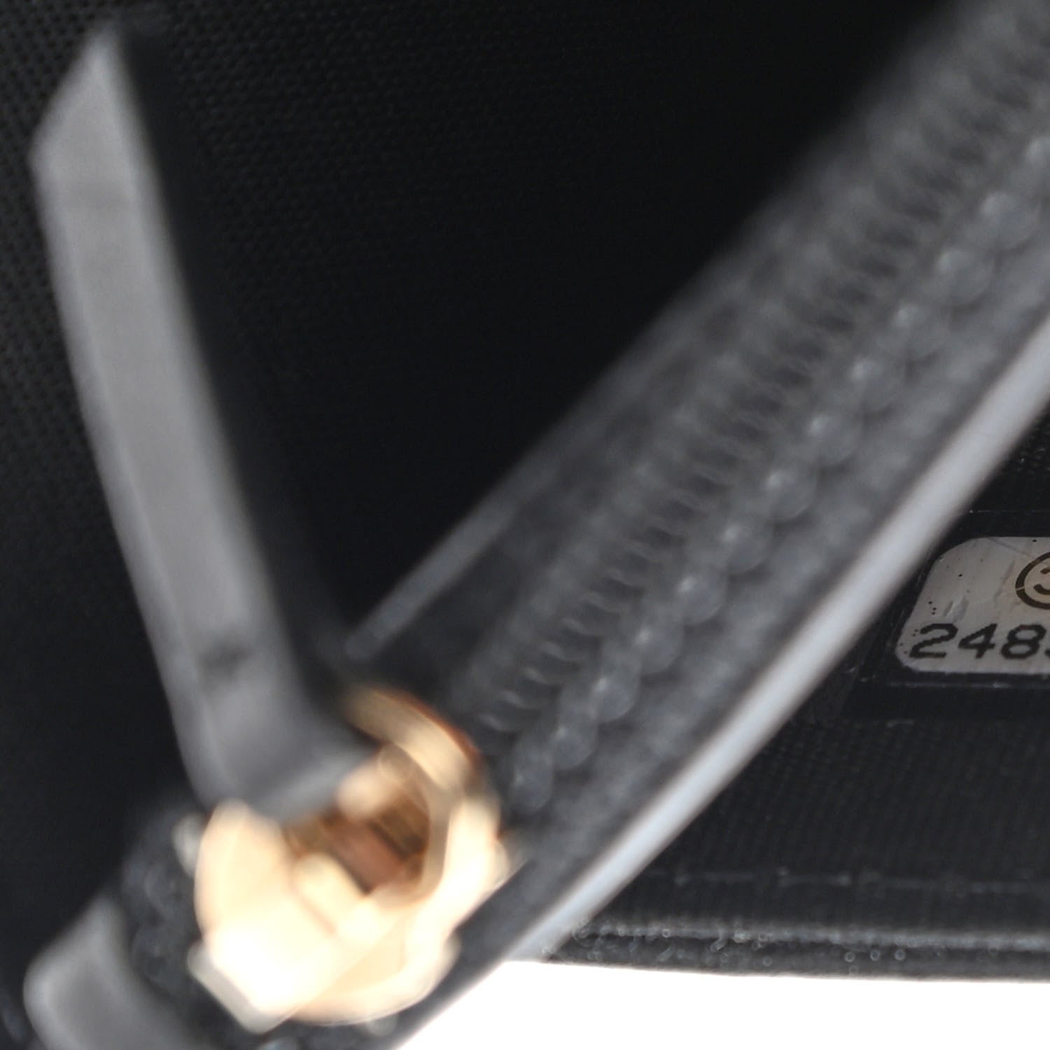 Chanel Caviar Chevron Quilted Boy Wallet On Chain WOC Black 8 of 14