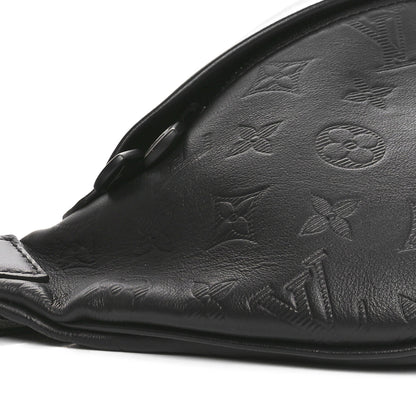 Louis Vuitton Calfskin Monogram Shadow Discovery Bumbag Black 8 of 9