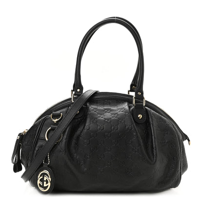 Gucci Guccissima Medium Sukey Boston Black 1 of 10