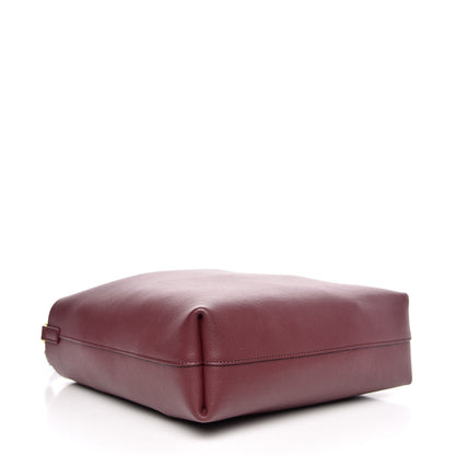 Saint Laurent Calfskin Toy Shopping Tote Dark Red 5 of 8