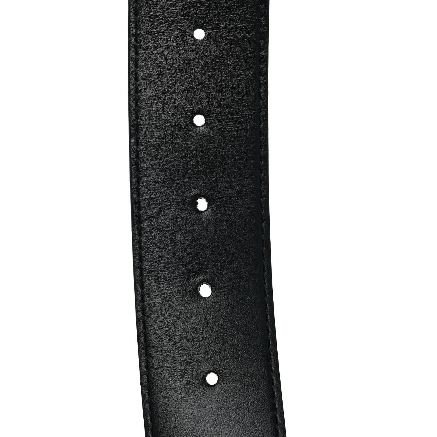 Louis Vuitton Monogram Calfskin 40mm LV Initiales Reversible Belt 100 40 Black 4 of 4