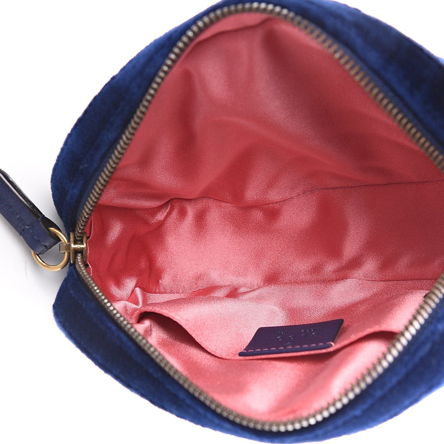 Velvet Matelasse GG Marmont Belt Bag 85 34 Cobalt Blue