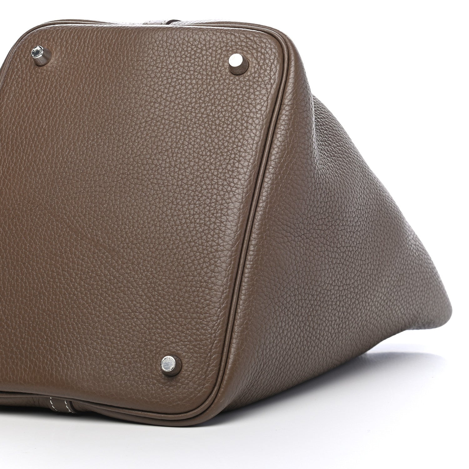 Hermes Taurillon Clemence Picotin Lock 22 MM Etoupe 9 of 9