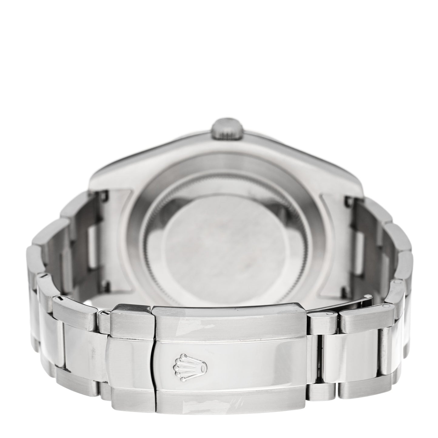 Stainless Steel 18K White Gold Diamond 41mm Oyster Perpetual Datejust Watch Dark Rhodium 126334