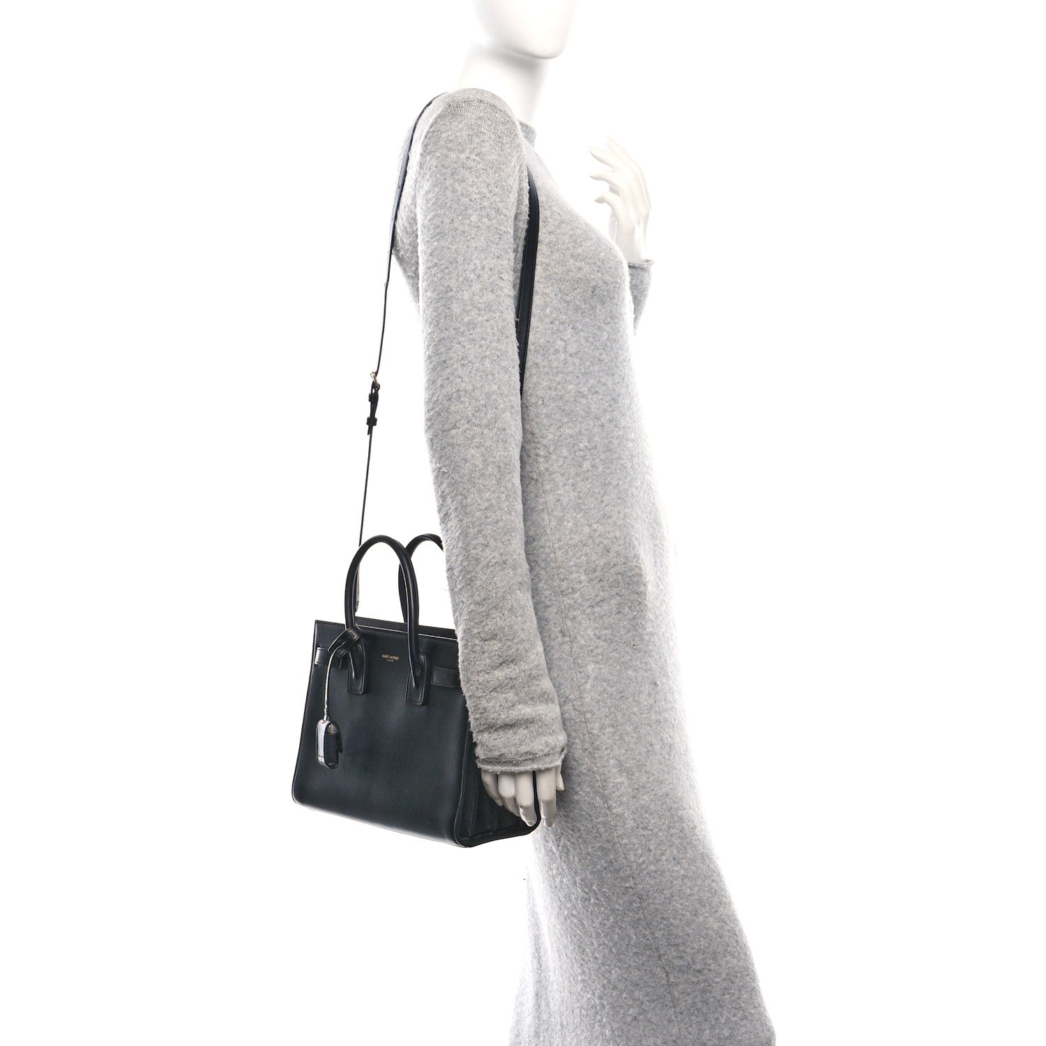 Saint Laurent Calfskin Baby Sac De Jour Black 2 of 11