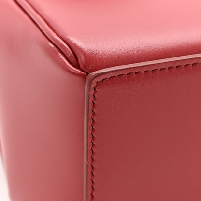Celine Satinated Calfskin Mini 16 Top Handle Bag Raspberry 11 of 15