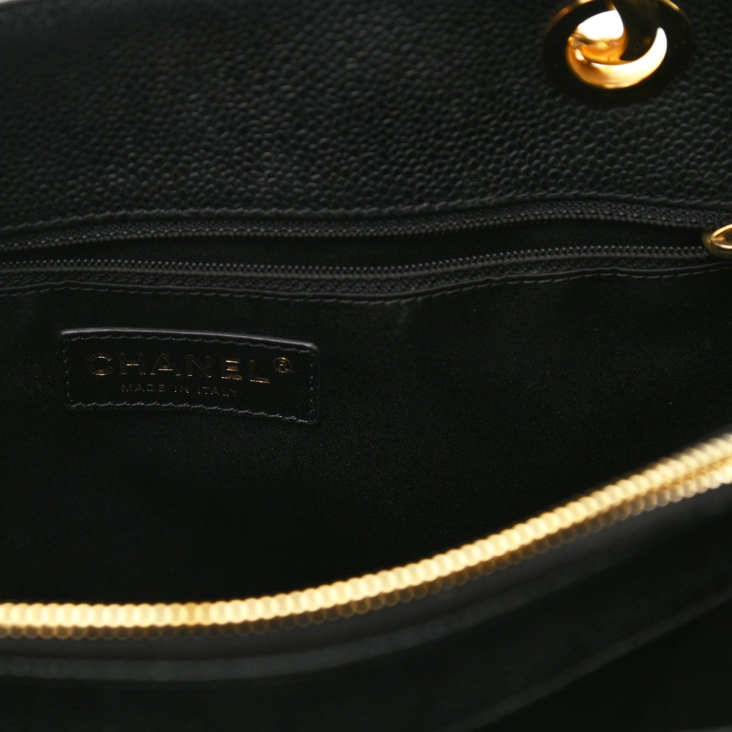 Chanel Caviar Quilted Grand Shopping Tote GST Black 6 of 11