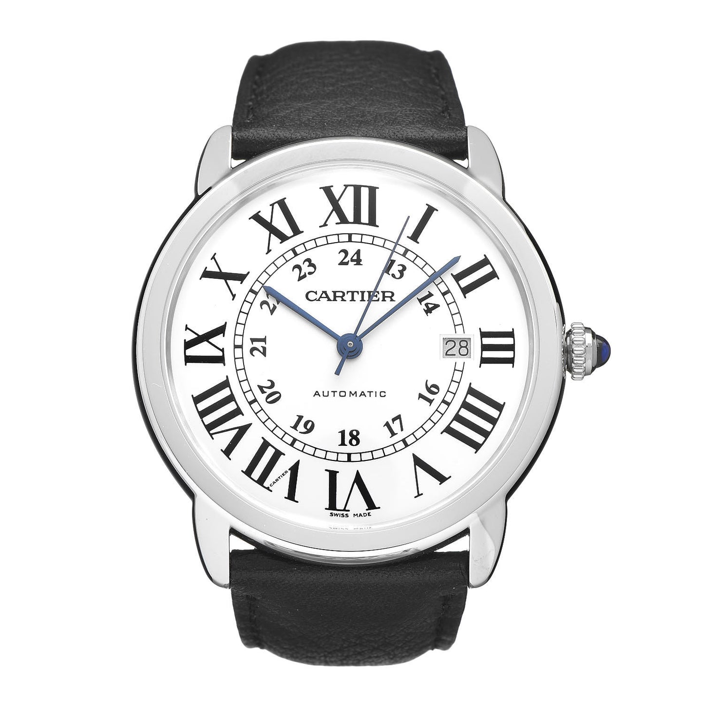 Stainless Steel Alligator 42mm Ronde Solo Automatic Watch