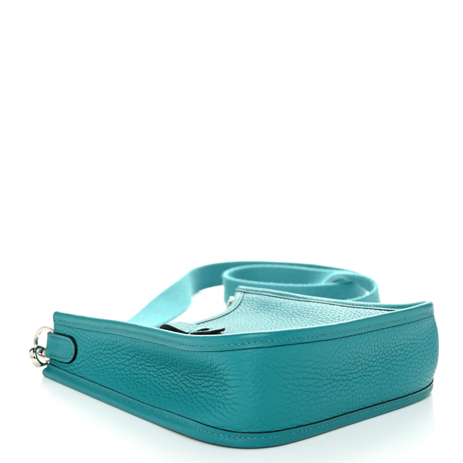 Hermes Taurillon Clemence Evelyne TPM Bleu Paon 4 of 11