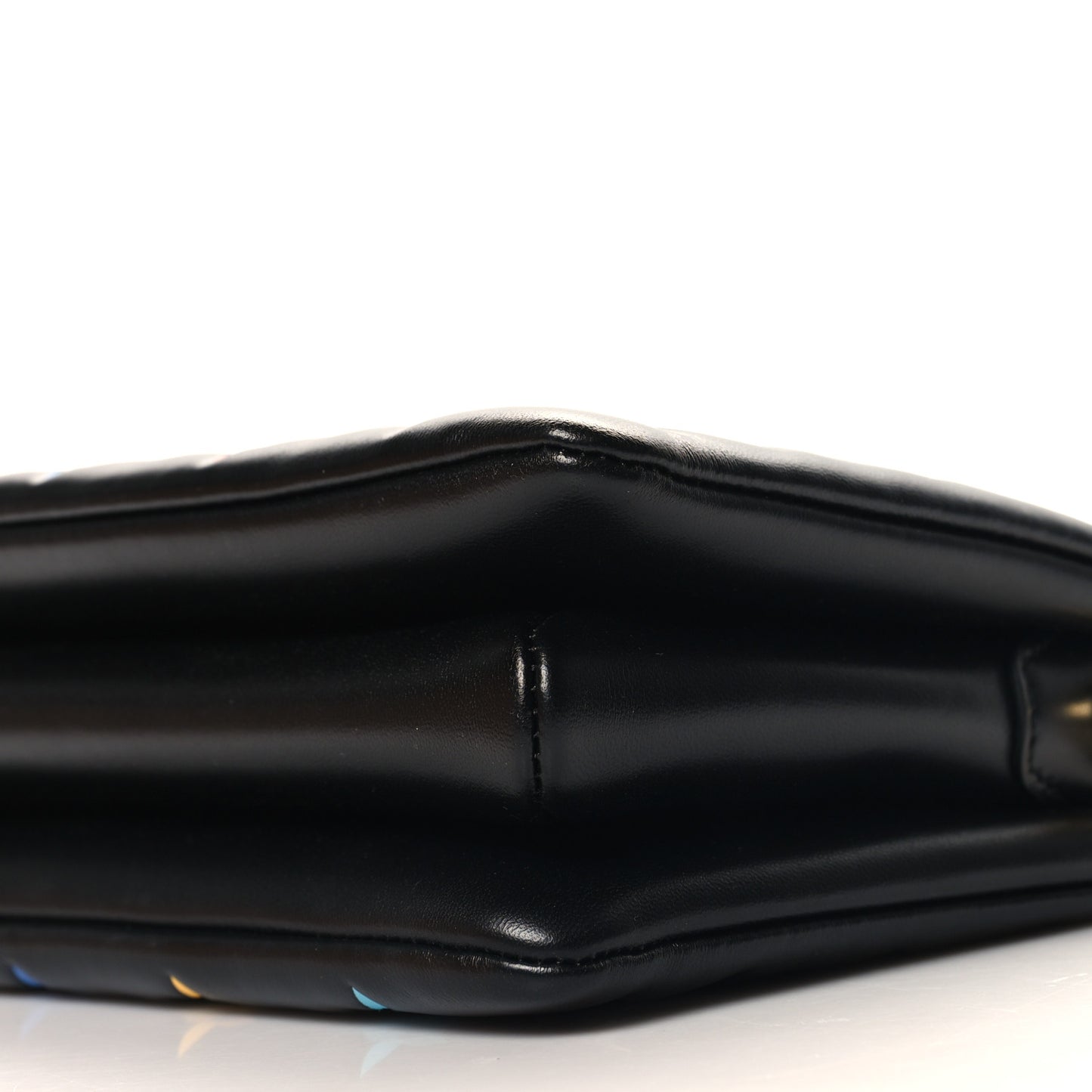 LV X TM Lambskin Embossed Monogram Coussin BB Black Multicolor