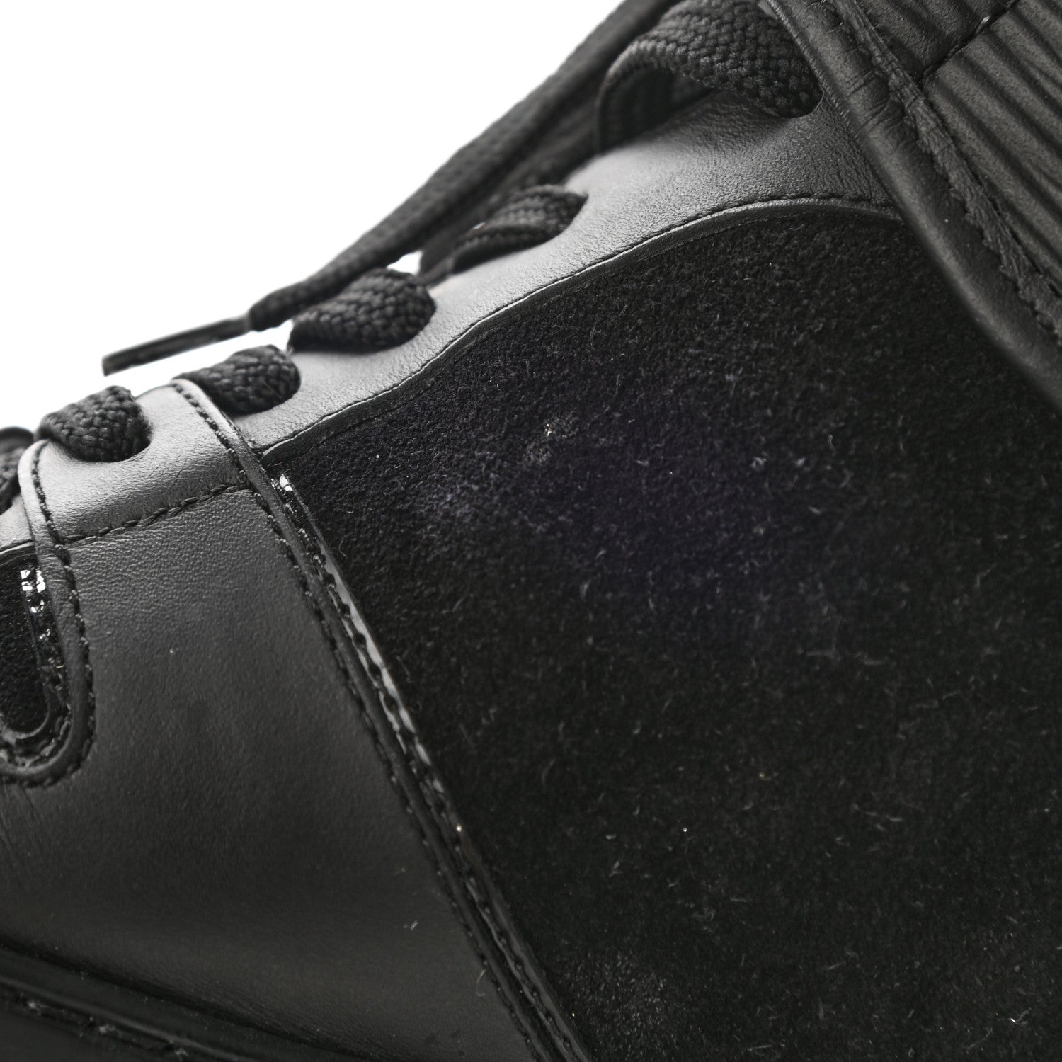 Louis Vuitton Epi Suede Postmark Wedge Sneakers 37 Black 12 of 12