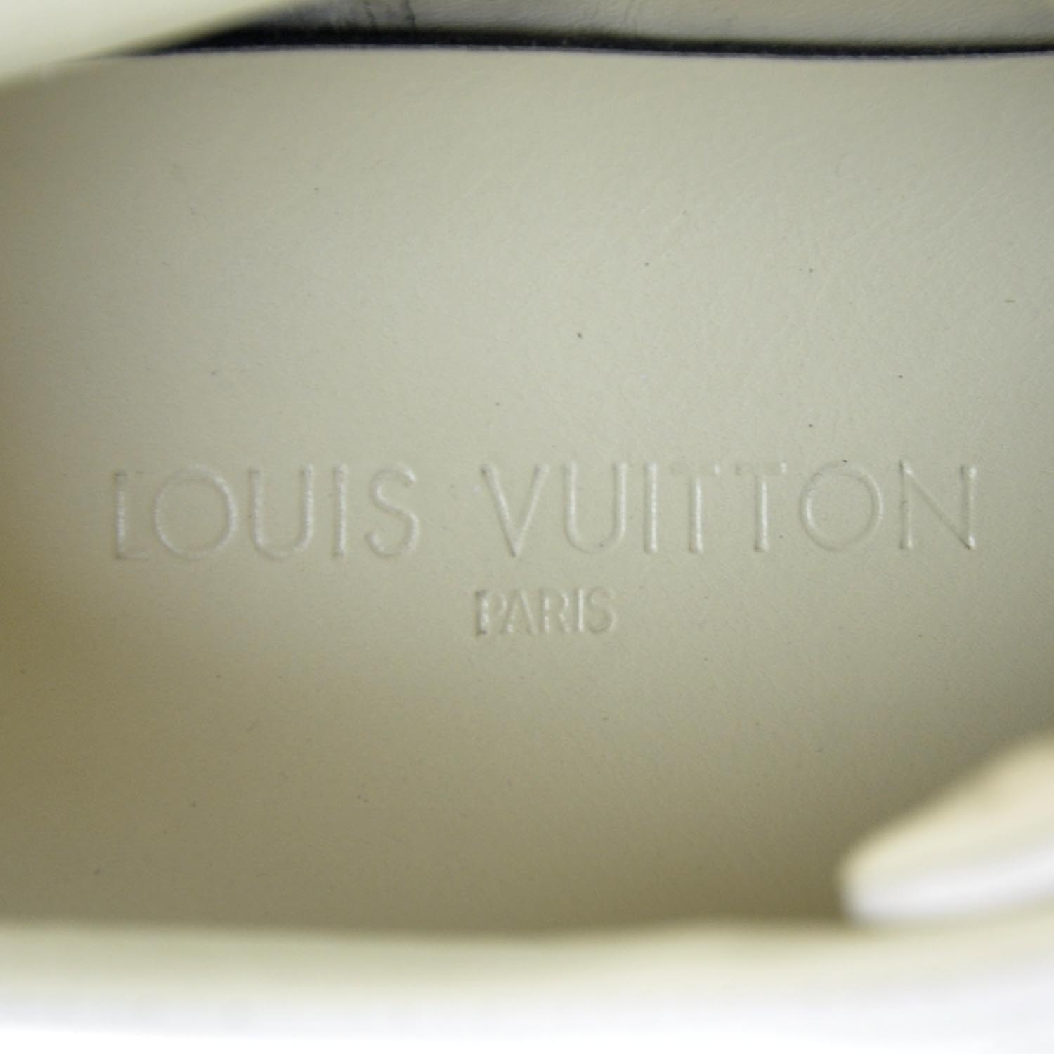Louis Vuitton Leather Velcro Sneakers White 8 of 9