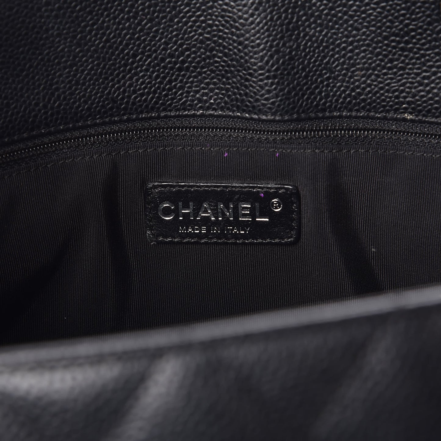 Caviar Quilted Grand Shopping Tote GST Black