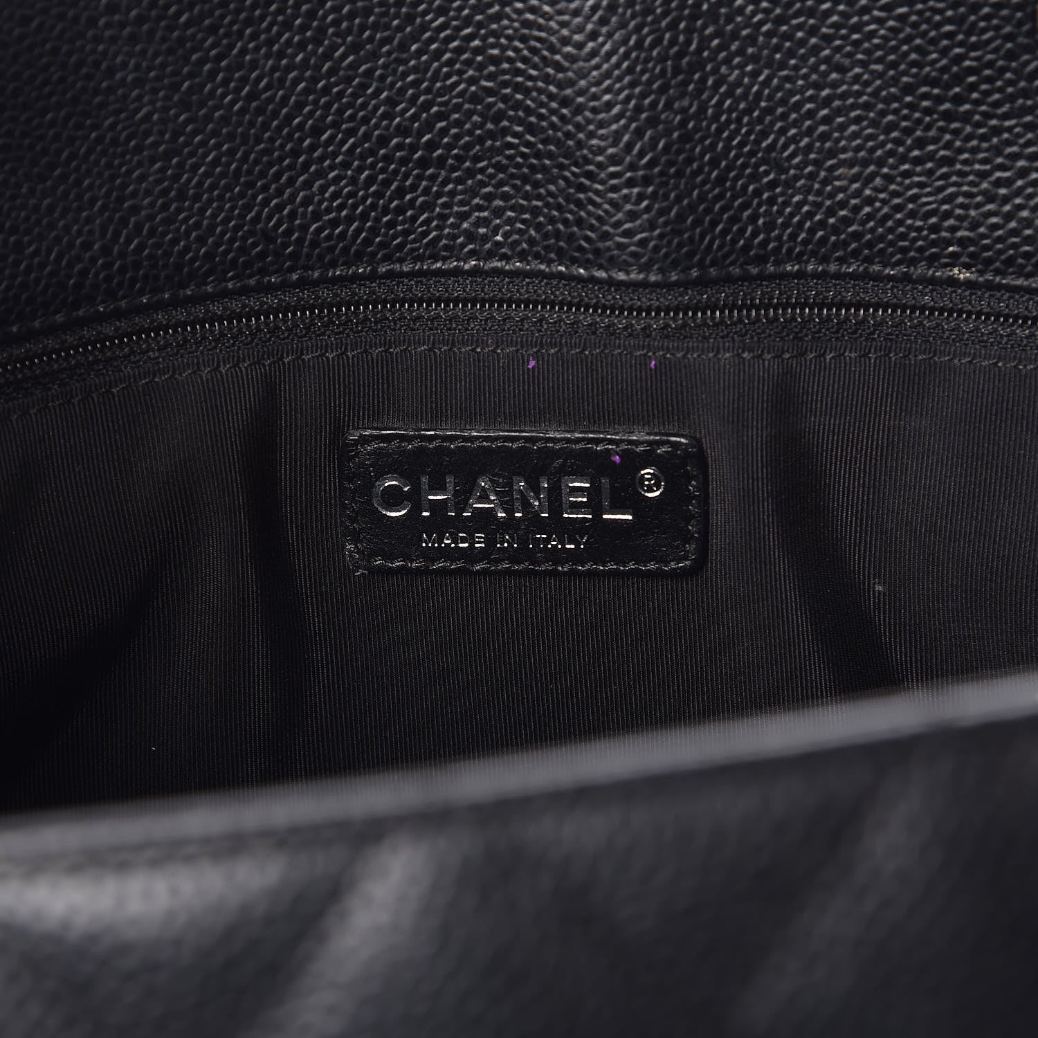 Chanel Caviar Quilted Grand Shopping Tote GST Black 8 of 9