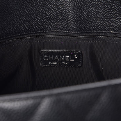 Chanel Caviar Quilted Grand Shopping Tote GST Black 8 of 9