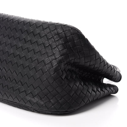 Bottega Veneta Grainy Calfskin Intrecciato Woven Tote Black 7 of 10