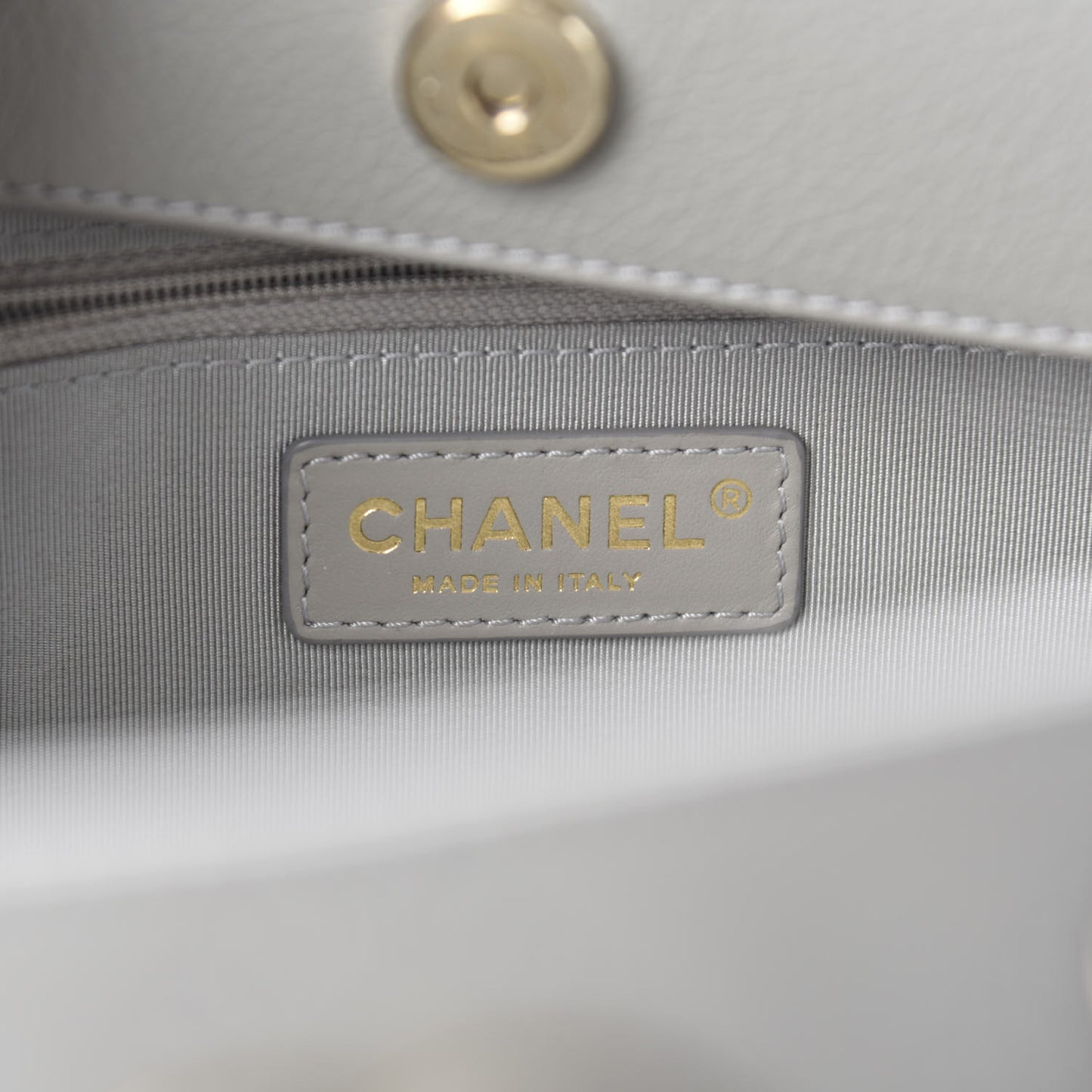 Bullskin Stitched Small Shopping Bag Grey