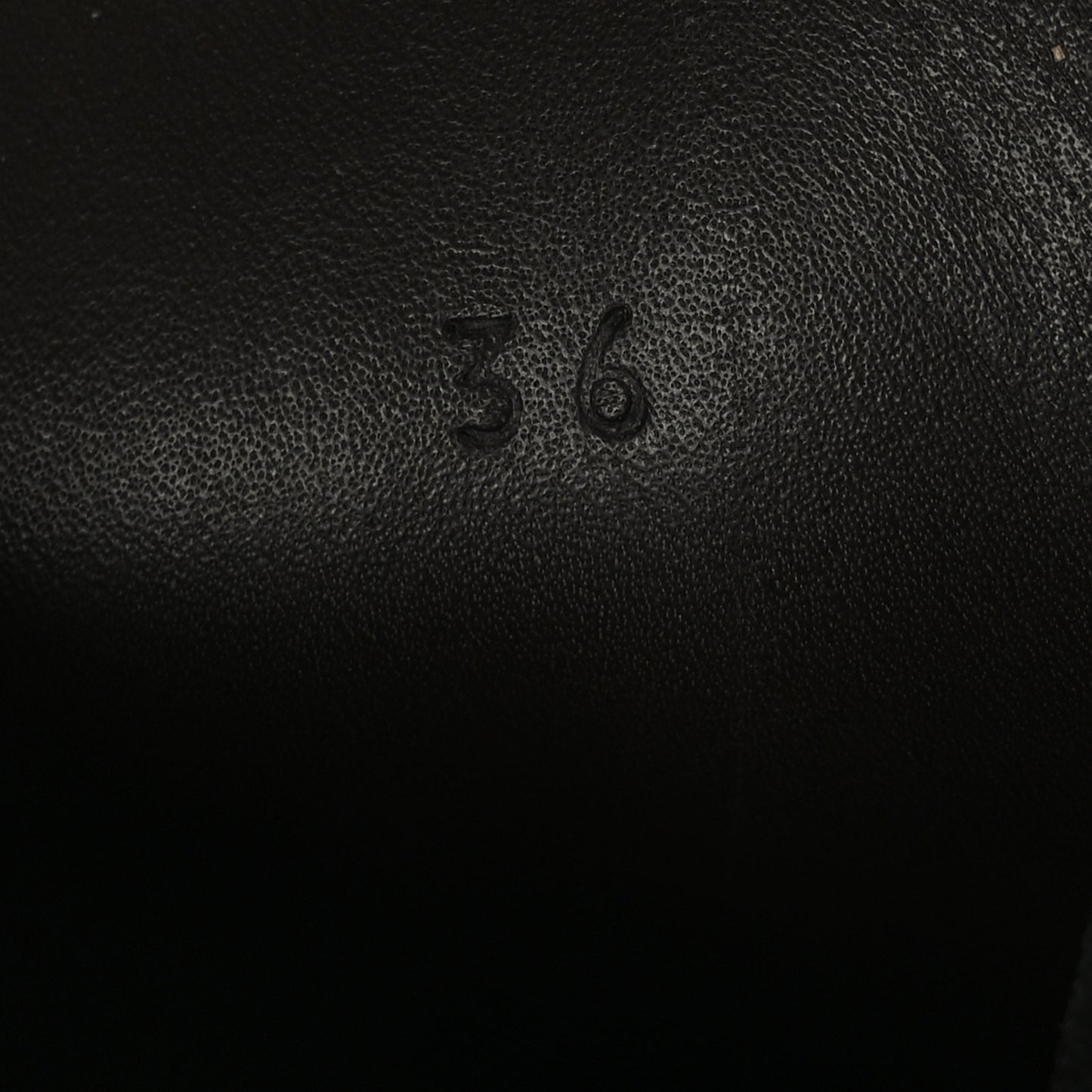 Calfskin Flash Ankle Boots 36 Black Kiwi