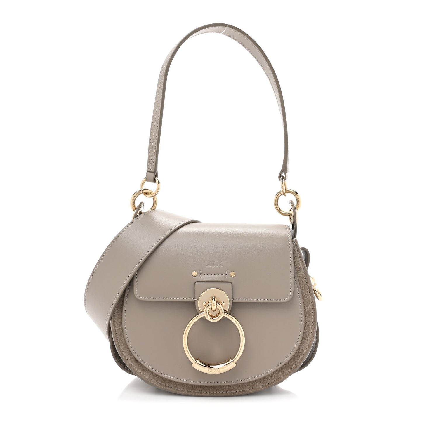 Calfskin Small Tess Bag Motty Grey