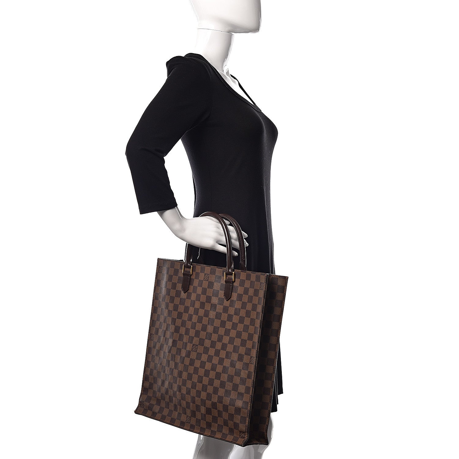 Louis Vuitton Damier Ebene Sac Plat 2 of 14