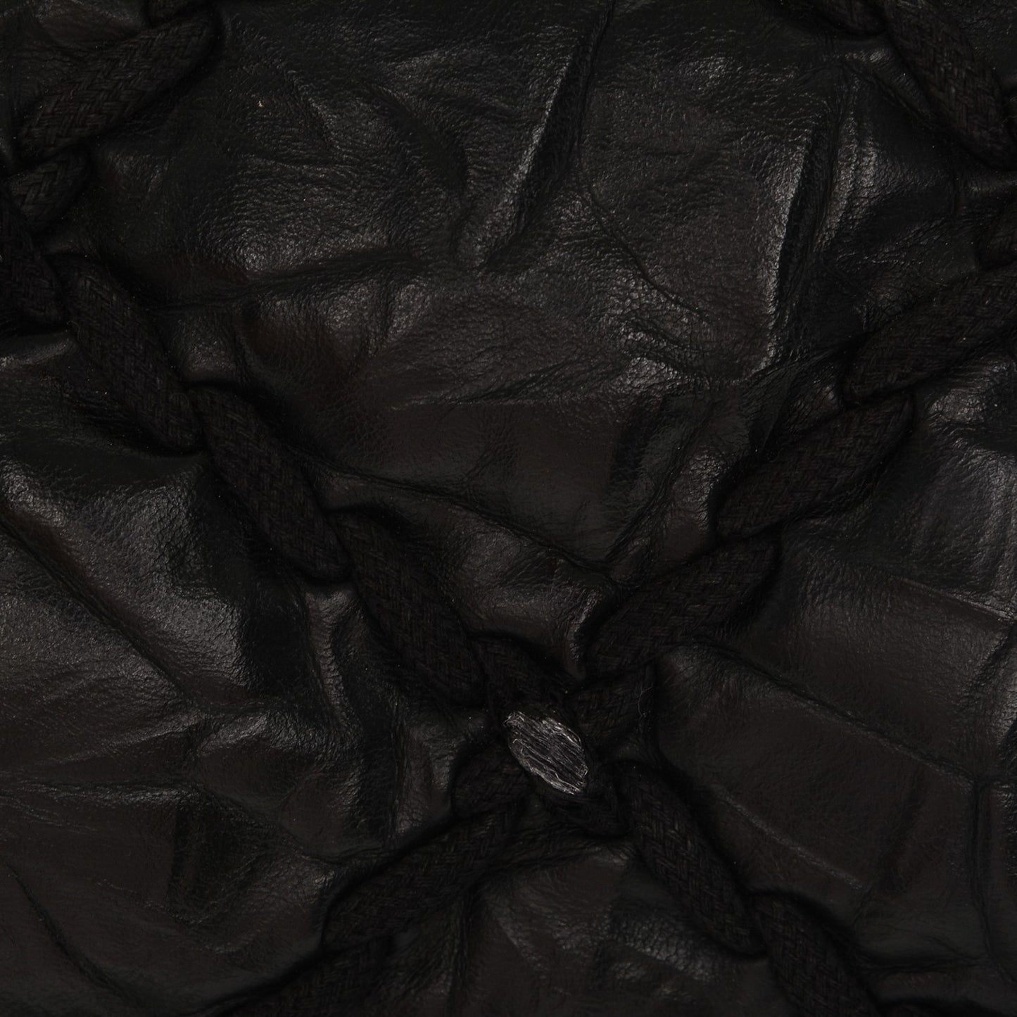Calfskin Ultra Stitch Bowler Black