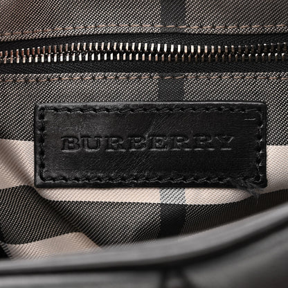 Burberry Prorsum Calfskin Studded Knight Satchel Black 7 of 13
