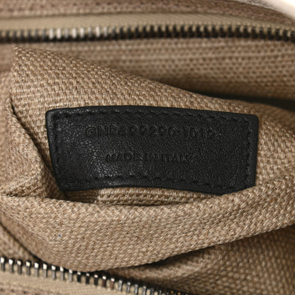 Saint Laurent Linen Calfskin Rive Gauche Tote Optic White 7 of 12