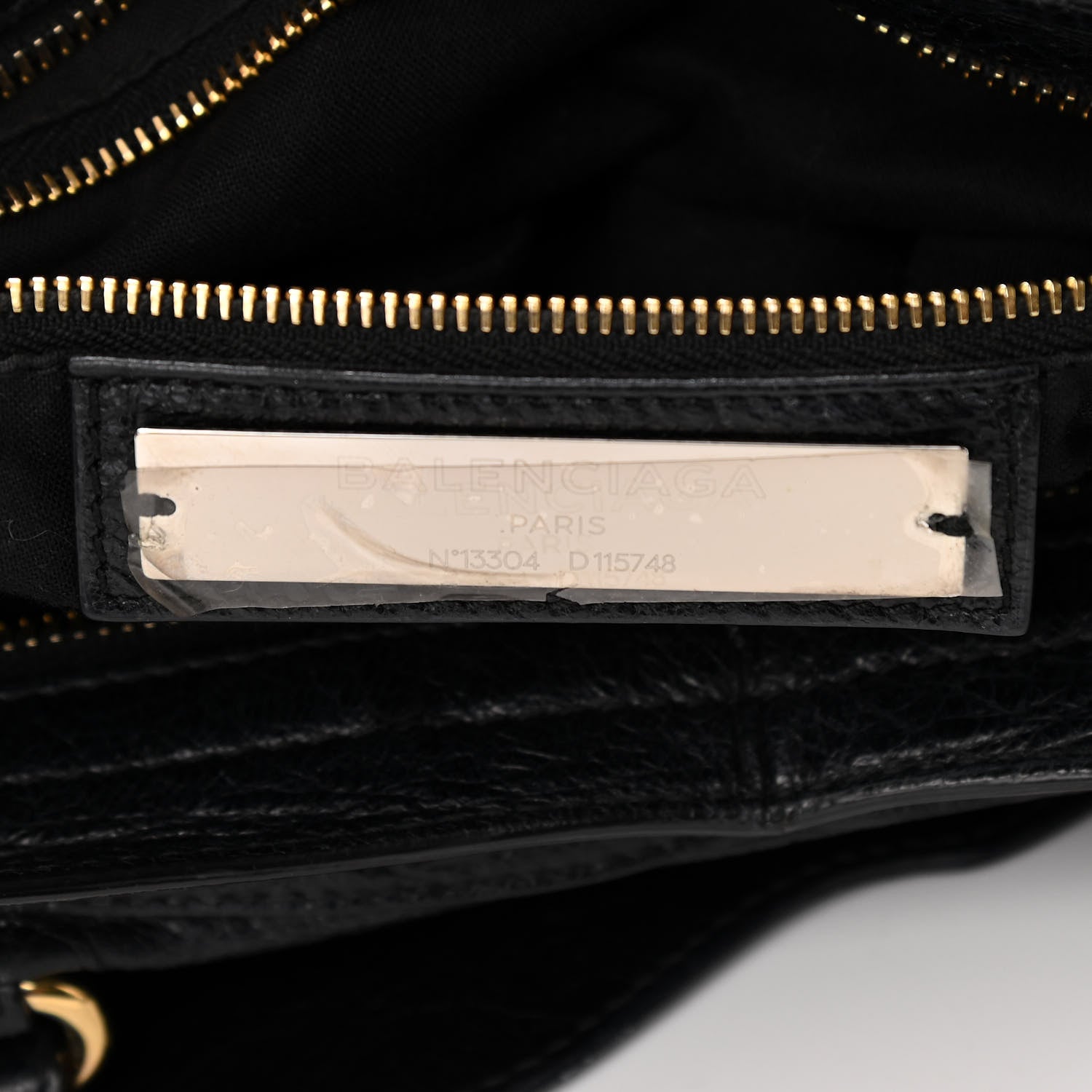 Balenciaga Agneau Classic Gold Hardware City Black 6 of 10