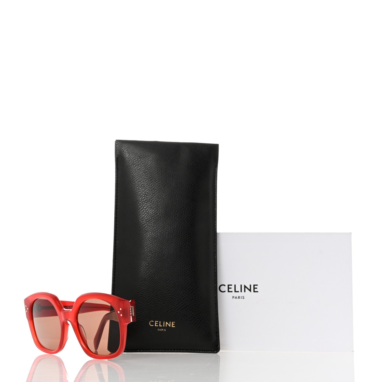 Celine Acetate Sunglasses CL40168I Red 7 of 7