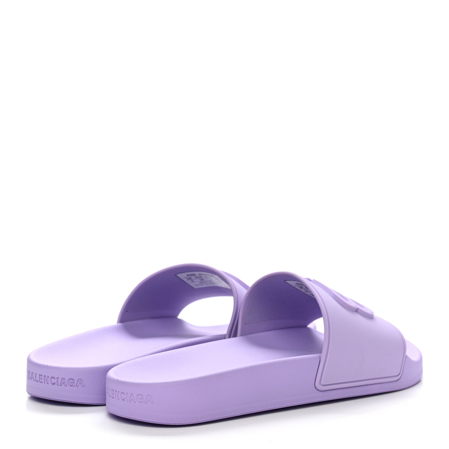 Rubber BB Womens Pool Slide Sandals 38 Lilac