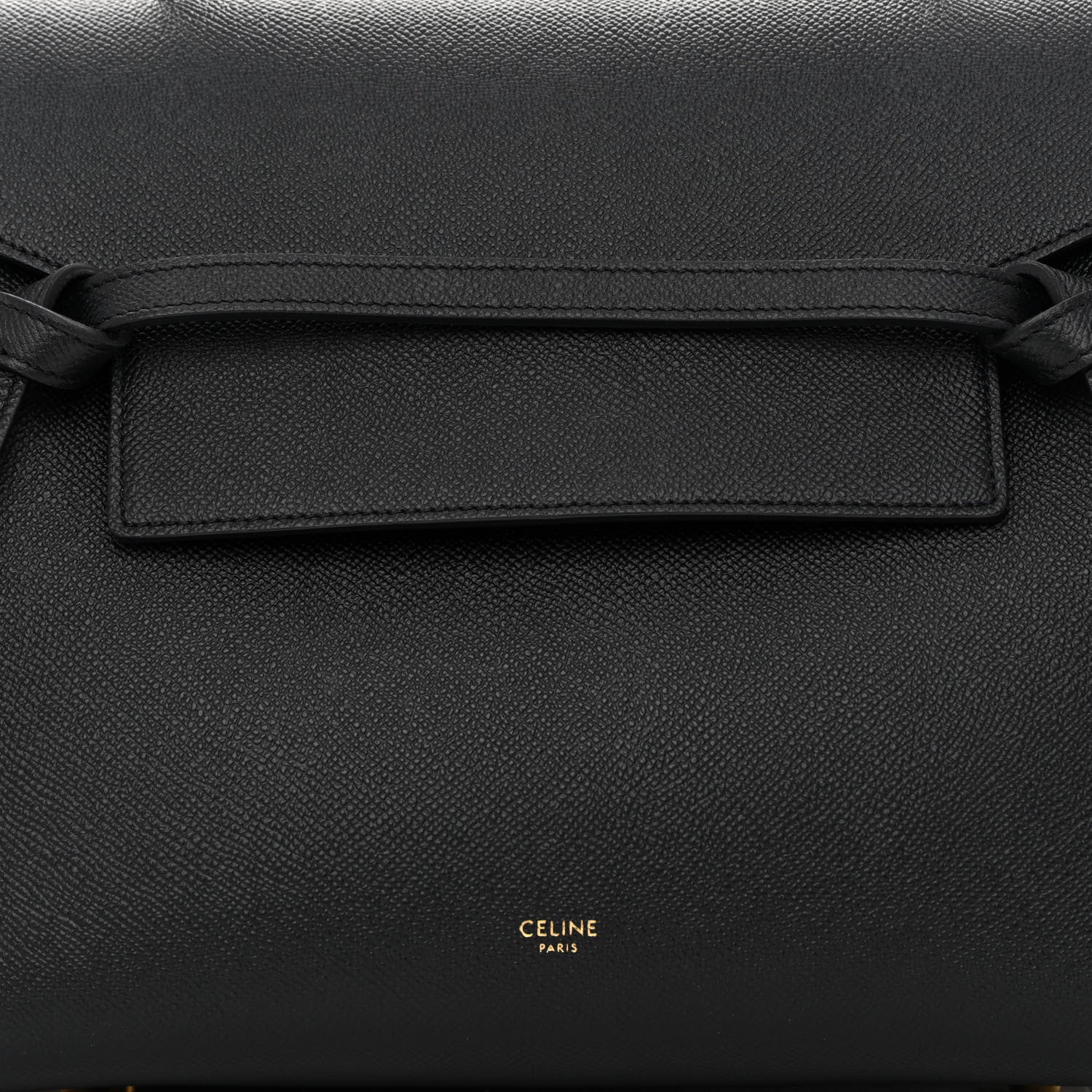 Celine Grained Calfskin Mini Belt Bag Black 9 of 12