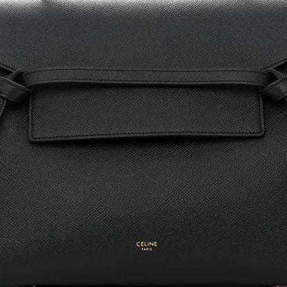 Celine Grained Calfskin Mini Belt Bag Black 9 of 12