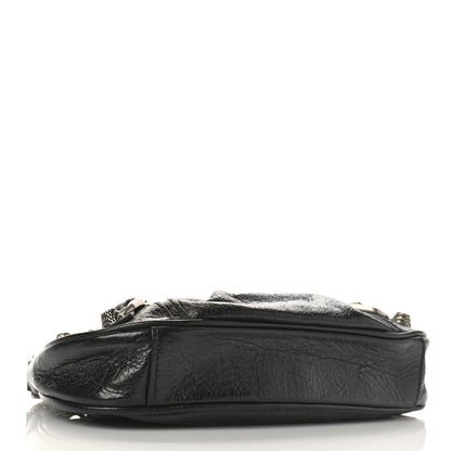 Balenciaga Agneau Arena Le Cagole Mini Purse With Chain Black 4 of 8