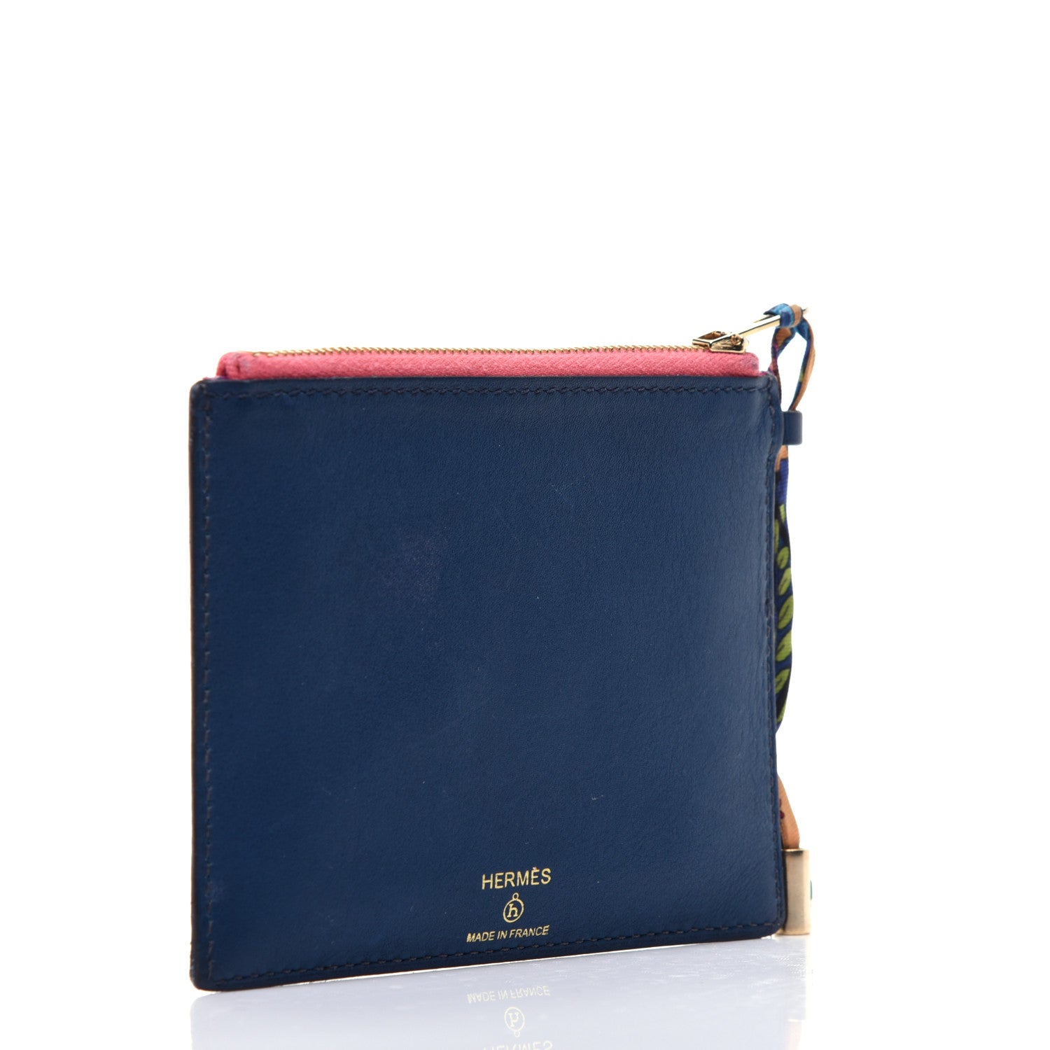 Hermes Epsom Swift Petit H Dog Flat Case Black Multicolor 3 of 11
