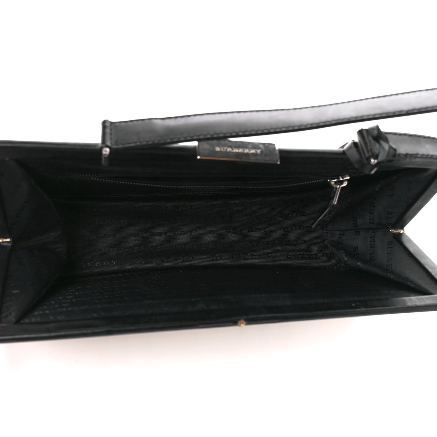 House Check Shoulder Bag Black