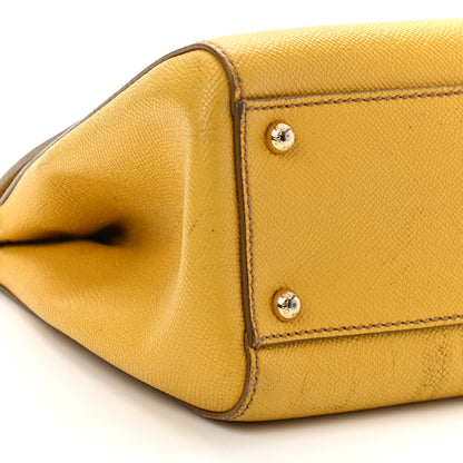 Dolce & Gabbana Dauphine Medium Miss Sicily Satchel Yellow 8 of 13