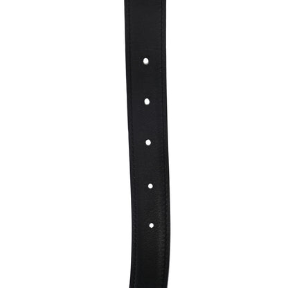 Hermes Swift Epsom 24mm Belt Strap 80 Black Etoupe 3 of 6