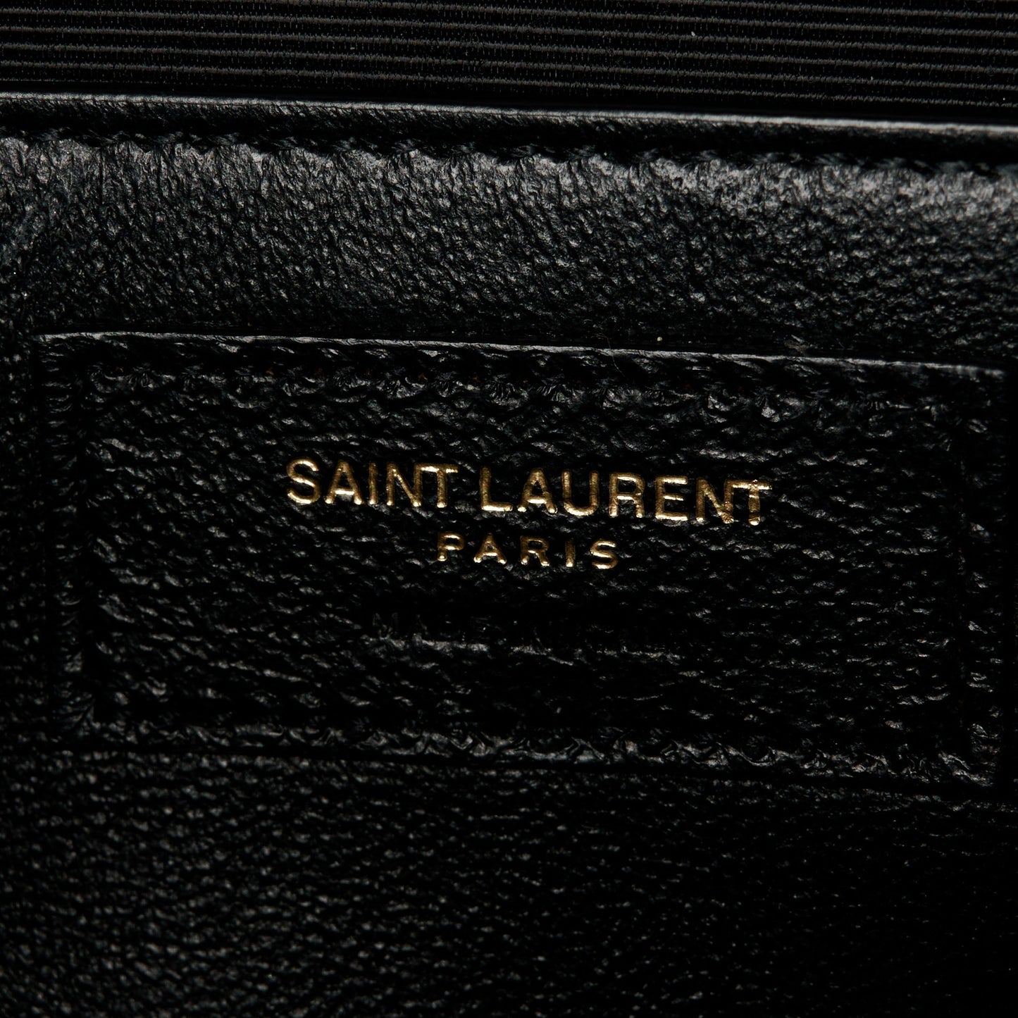 Grain De Poudre Medium Classic Monogram Kate Satchel Black