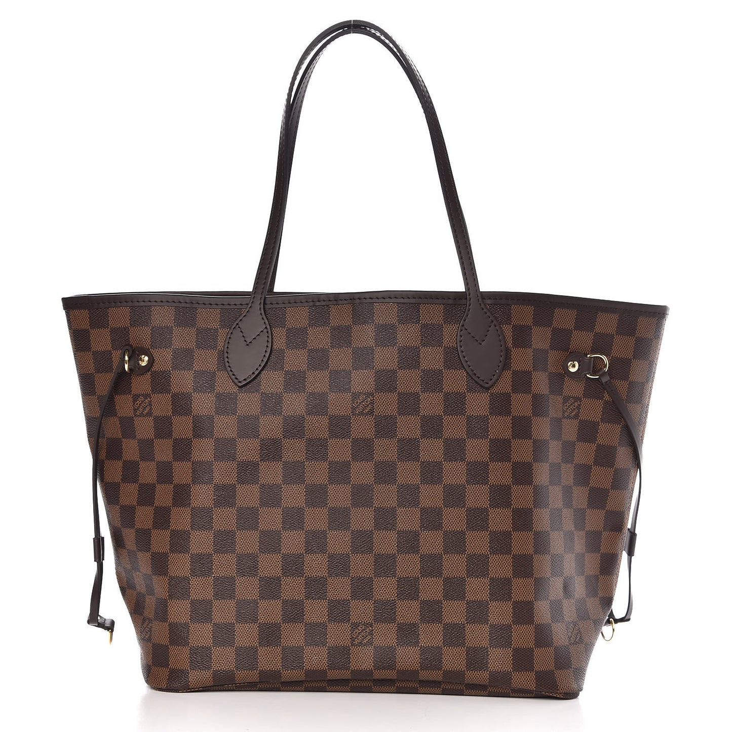 Damier Ebene Neo Neverfull MM Rose Ballerine