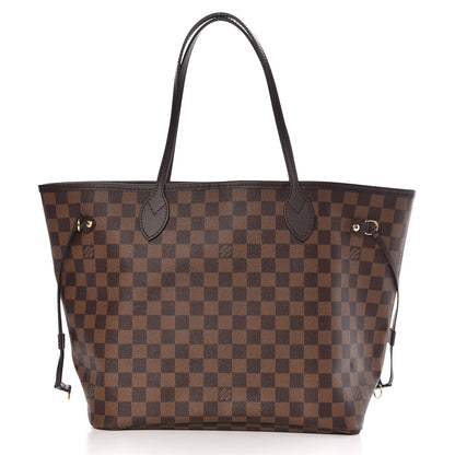 Louis Vuitton Damier Ebene Neo Neverfull MM Rose Ballerine 3 of 10