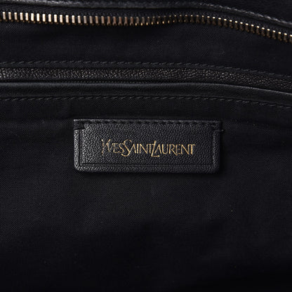 Saint Laurent Sheepskin Large Cabas ChYc Black 6 of 14