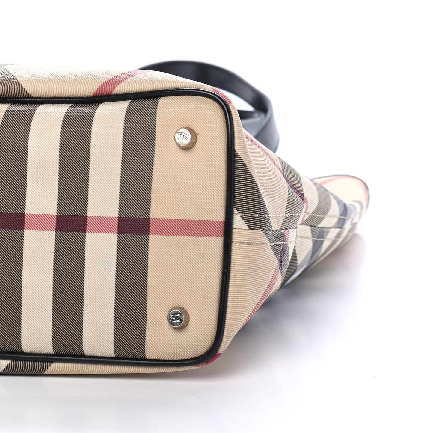 Supernova Check Tote Black