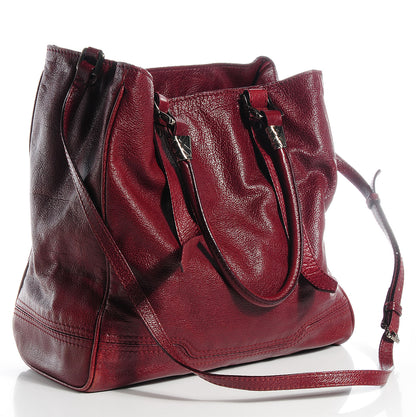Burberry Grainy Calfskin Chain Tote Red 3 of 10