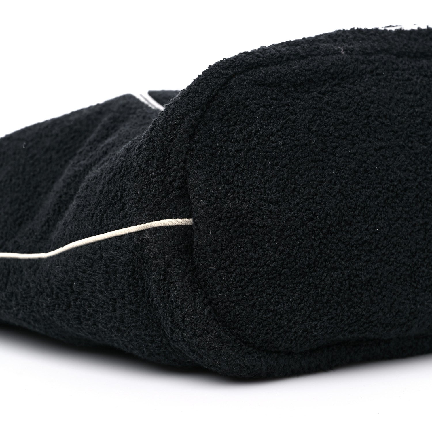 Chanel Terry Cotton CC Beach Tote Towel Set Black 8 of 9