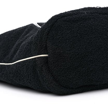 Chanel Terry Cotton CC Beach Tote Towel Set Black 8 of 9