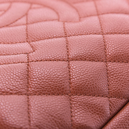 Chanel Caviar Quilted Vertical Grand Shopping Tote GST Red 14 of 15