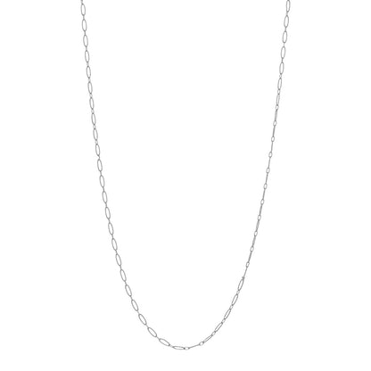 Tiffany Sterling Silver Oval Link Chain Necklace 22" 1 of 4