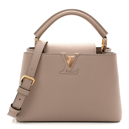 Louis Vuitton Taurillon Capucines BB Galet 1 of 10
